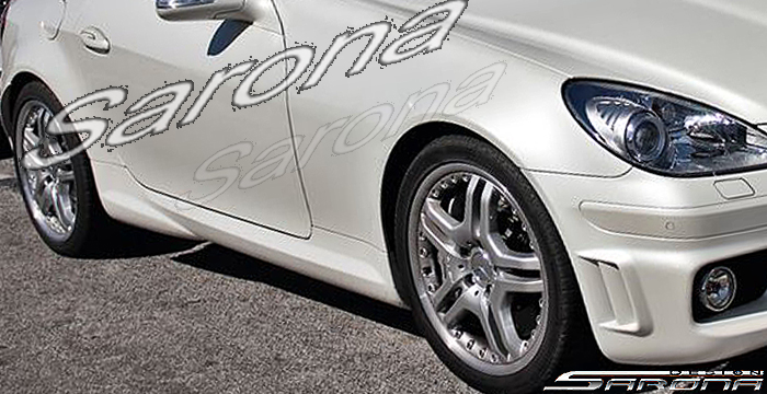 Custom Mercedes SLK  Convertible Side Skirts (2005 - 2011) - $590.00 (Part #MB-042-SS)